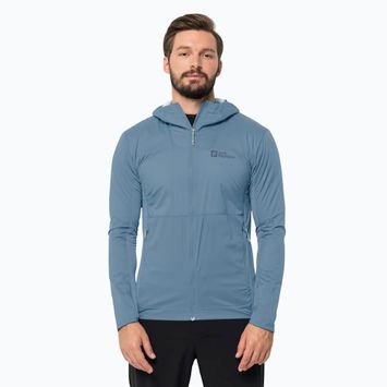 Jack Wolfskin Prelight Alpha ανδρικό υβριδικό μπουφάν elemental blue