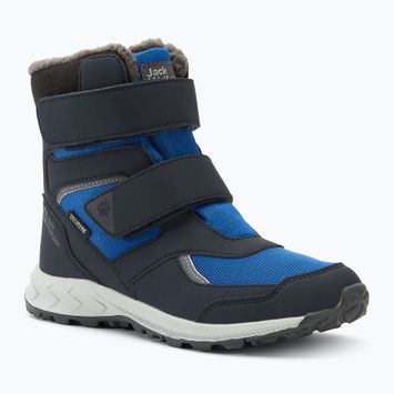 Παιδικές μπότες χιονιού Jack Wolfskin Woodland WT Texapore High VC crisp cobalt