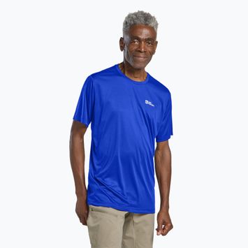 Ανδρικό t-shirt για πεζοπορία Jack Wolfskin Tech T vibrant blue