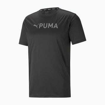 Ανδρικό μπλουζάκι προπόνησης PUMA Fit Logo Cf Graphic μαύρο 523098 01