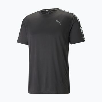Ανδρικό T-shirt προπόνησης PUMA Fit Taped μαύρο 523190 01