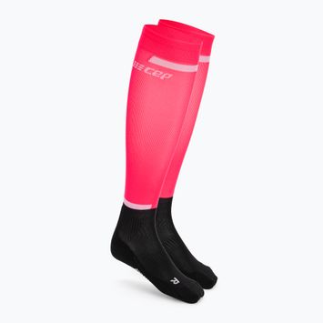 CEP Tall 4.0 ανδρικές κάλτσες συμπίεσης για τρέξιμο ροζ/μαύρες