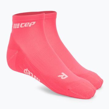 CEP Γυναικείες κάλτσες συμπίεσης για τρέξιμο 4.0 Low Cut ροζ