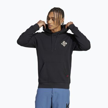 Ανδρικό φούτερ ποδηλασίας adidas FIVE TEN Graphic Hoodie black / savannah