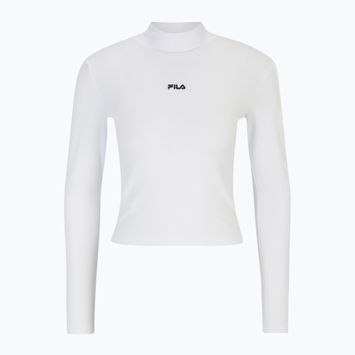 Γυναικείο FILA Linnuse Cropped Turtle Neck μακρυμάνικο φωτεινό λευκό