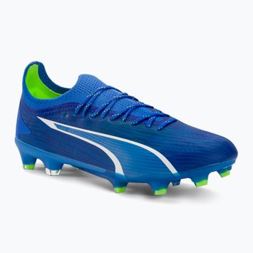 PUMA Ultra Ultimate FG/AG ανδρικά ποδοσφαιρικά παπούτσια ultra blue/puma white/pro green