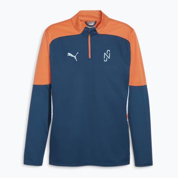 Ανδρικό φούτερ PUMA Neymar Jr Creativity Football Sweatshirt 1/4 Zip Top ocean tropic/hot heat