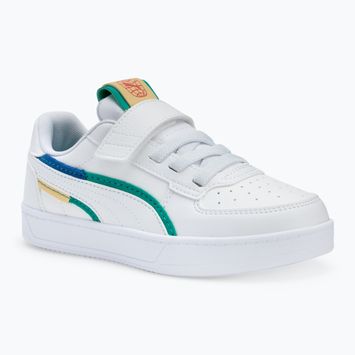 Παιδικά παπούτσια PUMA Caven 2.0 Ready, Set, Better AC+ PS puma white/cobalt glaze/sparkling green