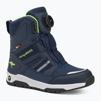 Παιδικές μπότες χιονιού KangaROOS K-MJ Hunter RTX FX dark navy / lime