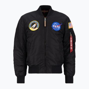 Alpha Industries MA-1 VF NASA ανδρικό μπουφάν μαύρο