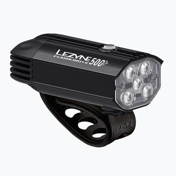 Lezyne Fusion Drive 500 + Μπροστινό σατινέ μαύρο φως ποδηλάτων