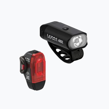 Lezyne Mini Drive 400XL / KTV Pro Usb σετ φωτός ποδηλάτου μαύρο 1-LED-24P-V404