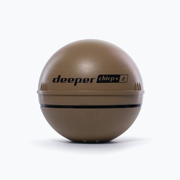 Deeper Smart Sonar Chirp + 2.0 καφέ αλιευτικό σόναρ DP4H10S10