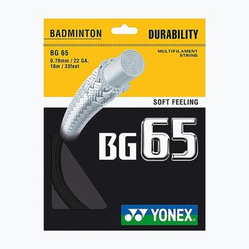 Χορδή Badminton YONEX BG 65 Set 10 m μαύρο