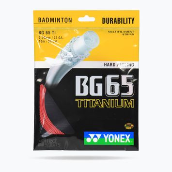 Χορδή Badminton YONEX BG 65 Set 10 m λευκό