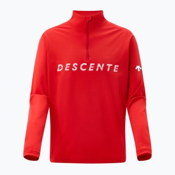 Ανδρικό φούτερ Descente Chest Logo T-Neck ηλεκτρικό κόκκινο