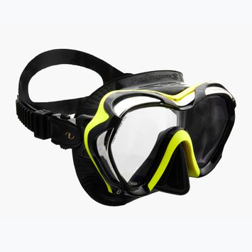 TUSA Paragon S Mask μάσκα κατάδυσης μαύρη και κίτρινη M-1007