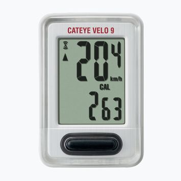 Μετρητής ποδηλάτων CatEye Velo 9 CC-VL820 λευκό