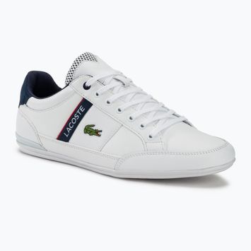 Lacoste ανδρικά παπούτσια 40CMA0067 λευκό/ναυτικό/κόκκινο