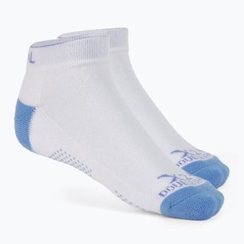 Γυναικείες κάλτσες τένις Karakal X2+ Trainer λευκές και μπλε KC536