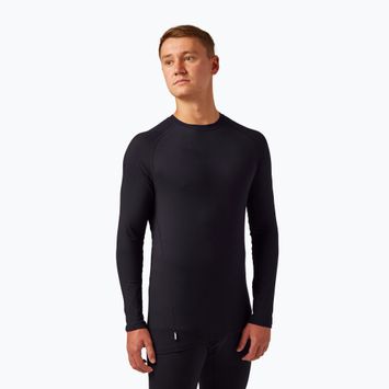 Ανδρικό Surfanic Bodyfit Crewneck θερμικό μακρυμάνικο μαύρο