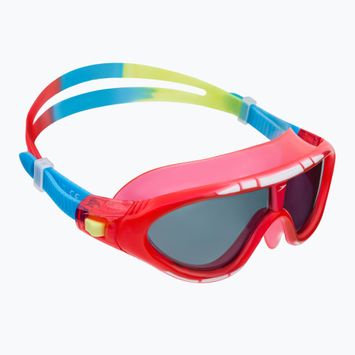 Speedo Rift Junior παιδική μάσκα κολύμβησης lava red/japan blue/smoke 8-01213B992