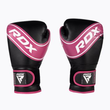 Παιδικά γάντια πυγμαχίας RDX μαύρα και ροζ JBG-4P