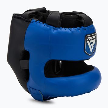 Κράνος πυγμαχίας RDX Apex Boxing Head Gear With Nose Protection Bar blue