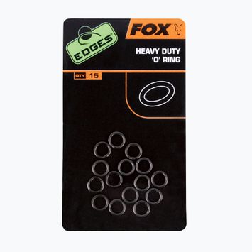 Fox International Edges Δακτύλιοι συνδέσμου κυπρίνου βαρέως τύπου O ring 15 τεμάχια μαύρο CAC496