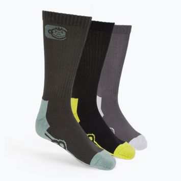 Κάλτσες αλιείας RidgeMonkey Apearel Crew Socks 3 Pack μαύρο RM659