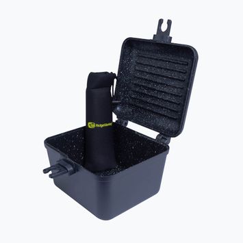 RidgeMonkey Connect Deep Pan και Griddle Granite Edition Κατσαρόλα με τηγάνι Μαύρο RM778 σετ προϊόντων