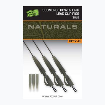 Fox International Naturals Sub Power Grip Lead Clip 3 κυπριακοί ηγέτες.