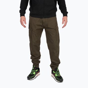 Fox International Collection LW Cargo πράσινο/μαύρο παντελόνι