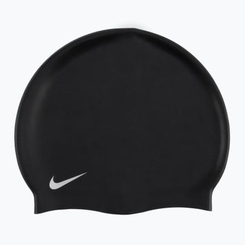 Nike Solid Silicone παιδικό σκουφάκι κολύμβησης μαύρο TESS0106-001