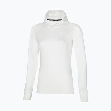 Γυναικείο φούτερ για τρέξιμο Mizuno Warmalite Hooded LS λευκό