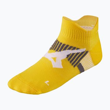 Mizuno DryLite Race Mid αγωνιστικές κάλτσες κίτρινου χρώματος