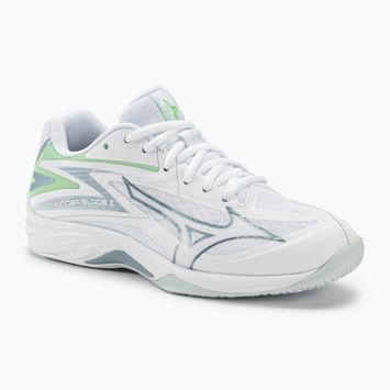 Ανδρικά παπούτσια βόλεϊ Mizuno Thunder Blade Z λευκό / g ridge / patina green
