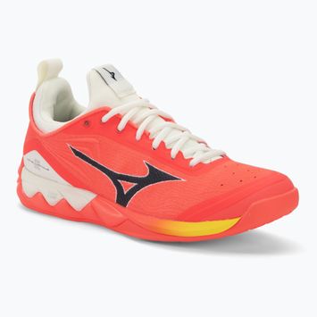 Ανδρικά παπούτσια βόλεϊ Mizuno Wave Luminous 2 neon flame / μαύρο / bolt2 neon