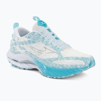 Mizuno Wave Inspire 20 SP λευκό/ασημί/μπλε λάμψη παπούτσι για τρέξιμο