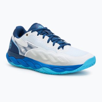 Παπούτσια τένις Mizuno Wave Enforce Court AC white/estate blue/river blue