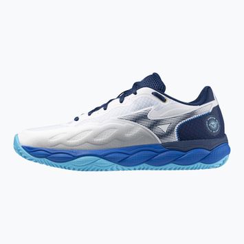 Παπούτσια τένις Mizuno Wave Enforce Court CC white/estate blue/river blue