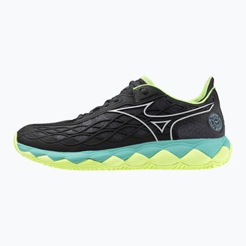 Ανδρικά παπούτσια τένις Mizuno Wave Enforce Tour CC black/white/mizuno neo lime