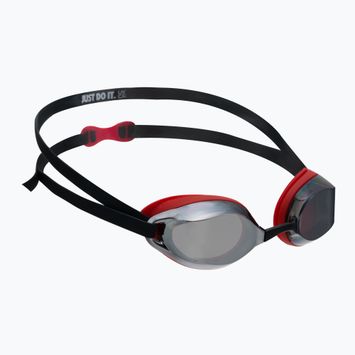 Κόκκινα/μαύρα γυαλιά κολύμβησης Nike Legacy Mirror NESSA178-931
