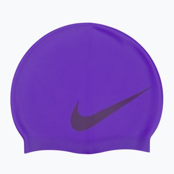 Nike Big Swoosh μωβ καπέλο για κολύμπι NESS8163-593
