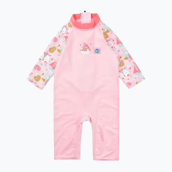 UPF 50+ Παιδικό Splash About UV Toddler Sunsuit ροζ TUVSOP1