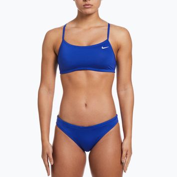 Γυναικείο διμερές μαγιό Nike Essential Sports Bikini navy blue NESSA211-418