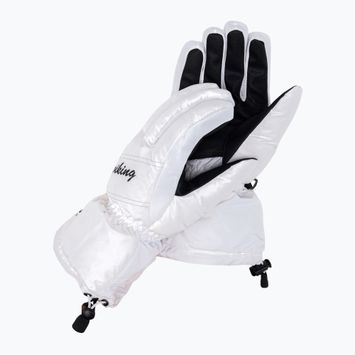 Γυναικεία γάντια σκι Viking Strix Ski λευκό 112/18/6280/01