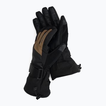 Γυναικεία γάντια σκι Viking Eltoro μαύρο και μπεζ 161/24/4244