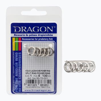Δαχτυλίδι DRAGON Power Ring ασημένιος τροχός PDF-50-70