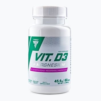 Βιταμίνη D3 + μαγνήσιο Trec βιταμίνη D3 + μαγνήσιο 60 κάψουλες TRE/814